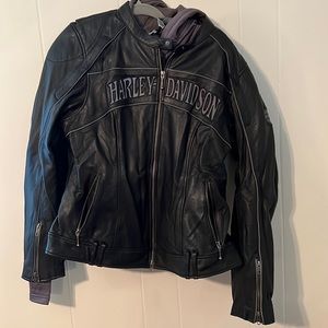 Harley Davidson leather riding jacket 2/1